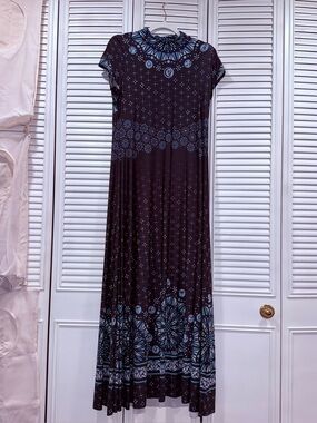 Blackmilk Dungeons & Dragons High Neck Cap Sleeve Maxi XL NWT